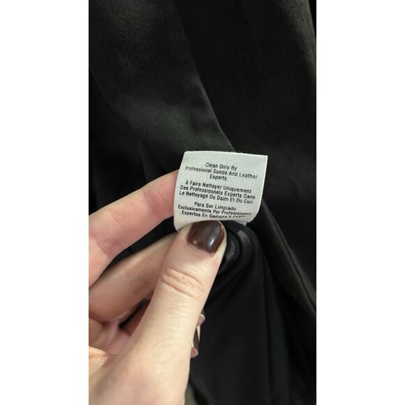 DNKY Suede Black Jacket - Picture 3 of 3